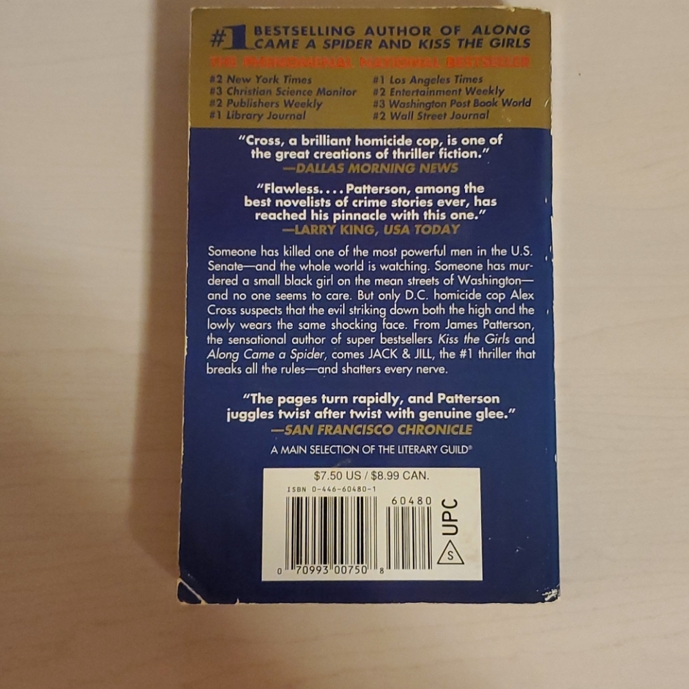 Jack and Jill by James Patterson - Picture 2 of 2